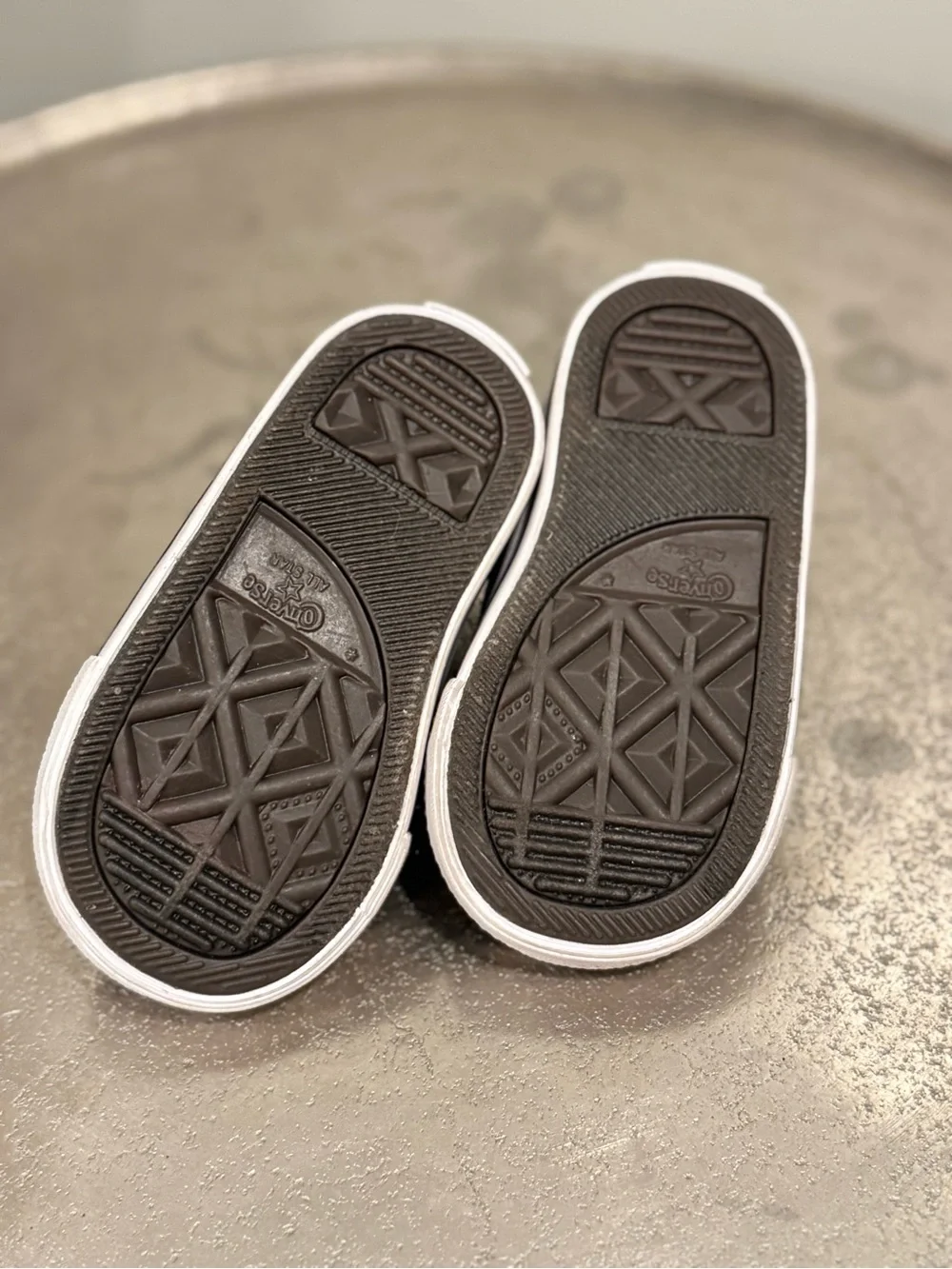 Converse Kids Low Top Sneakers in Black and White